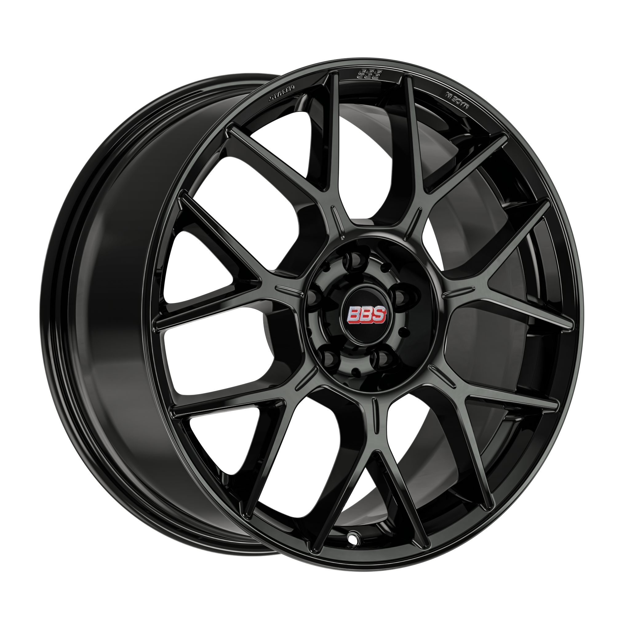Felga BBS XR 8.5 x 19 ET44 - AUDI A3 Sportback 2012 - 2020 Glossy Black