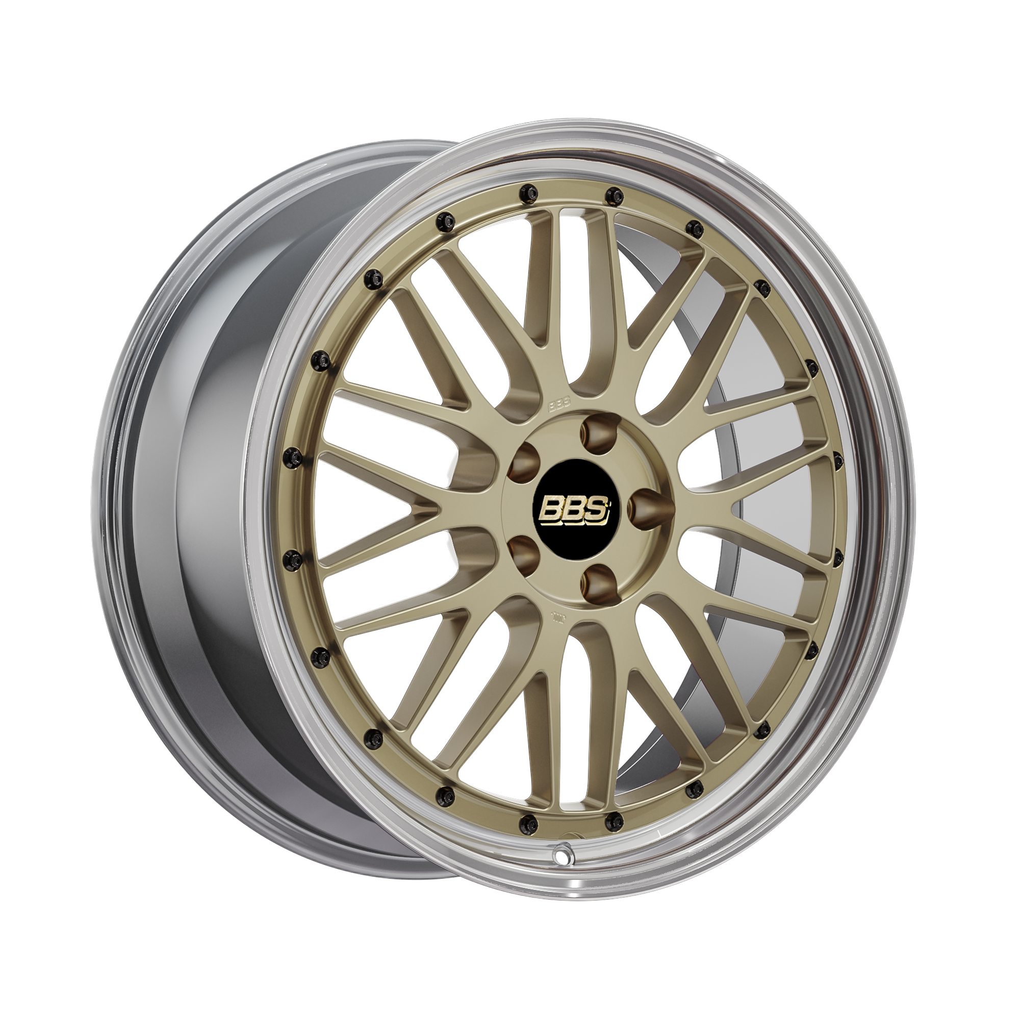 Felga BBS LM 7.5 x 17 ET40 - FIAT Grande Punto 2005 - 2018 Gold glossy