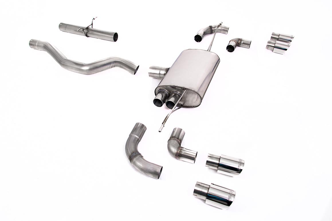 Milltek Land Rover / Range Rover Defender Układ wydechowy od filtra OPF/GPF 90 2.0 I4 P300 & P400e (OPF/GPF and Non-OPF/GPF Equipped Vehicle Compatible) 2020 - 2024 SSXLR145