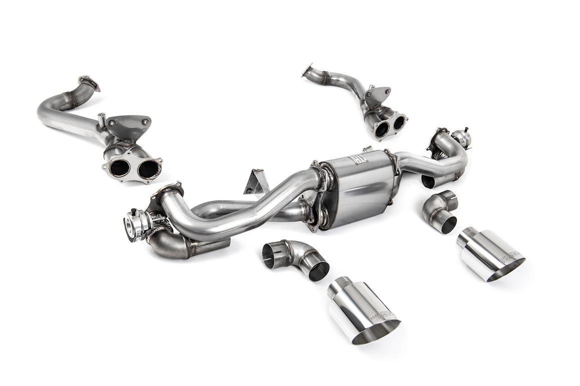 Milltek Porsche Cayman Układ wydechowy od filtra OPF/GPF 718 GT4 4.0 (OPF/GPF Equipped Cars Only - Pre Feb 2020 build only) 2020 - 2024 SSXPO151