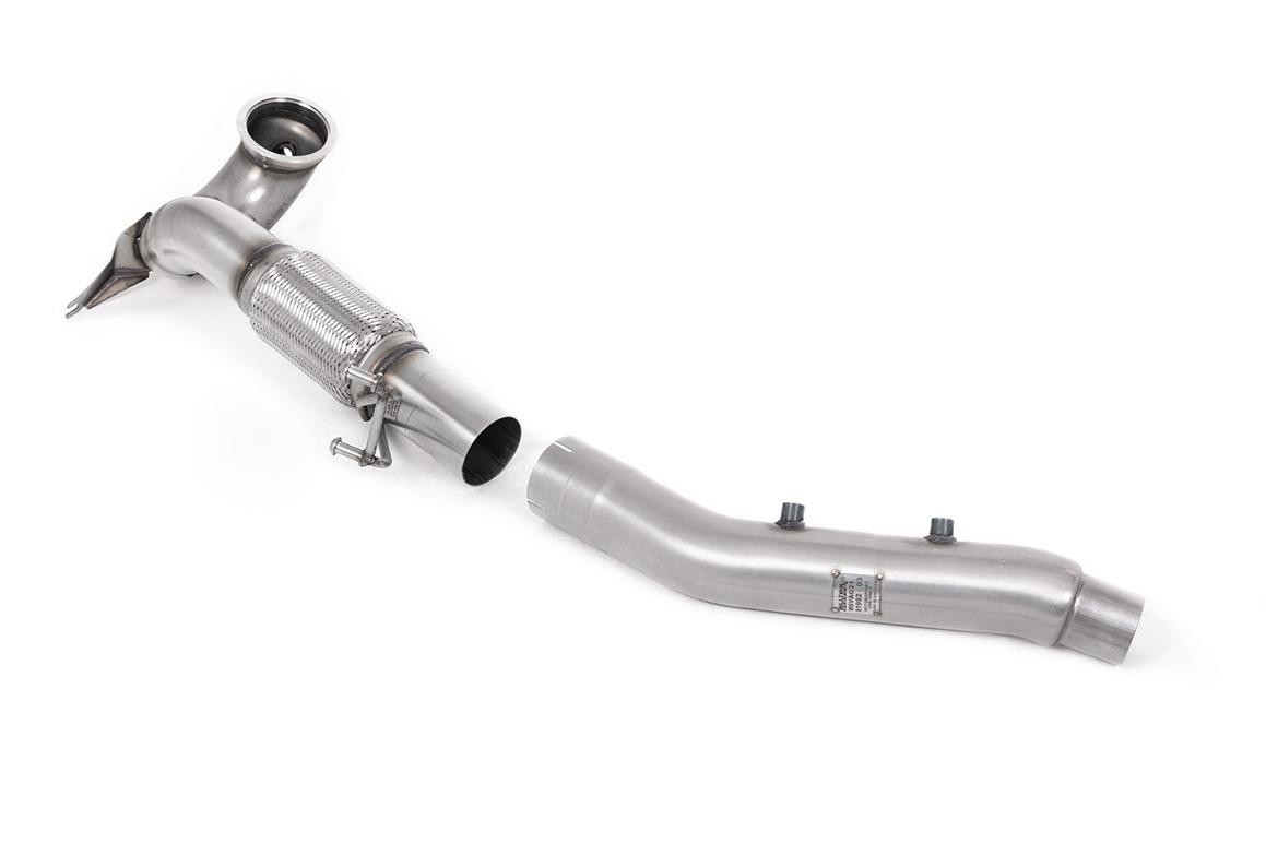 Milltek Volkswagen Golf Downpipe z de-katalizatorem i obejściem filtra OPF 3.15” Mk8 GTi Clubsport (300ps OPF/GPF Equipped Models Only) 2021 - 2024 SSXVW666