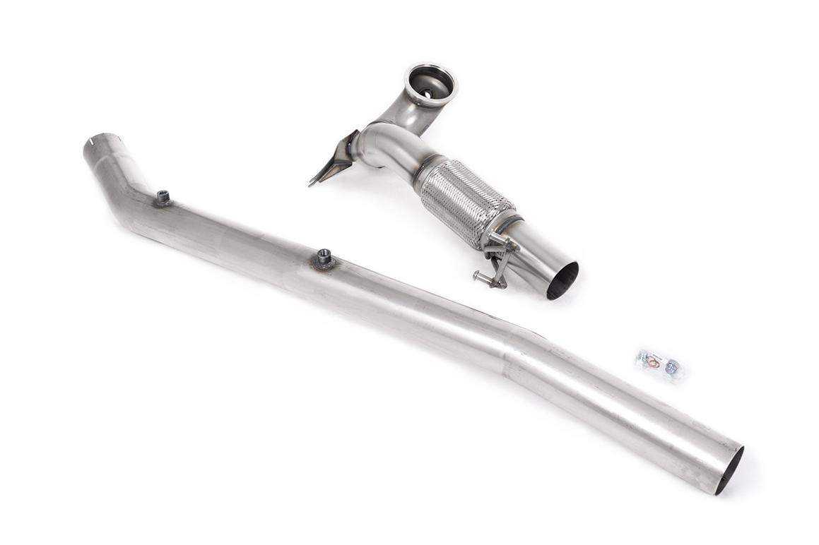 Milltek Volkswagen Golf Downpipe z de-katalizatorem 3.15” Mk8 R 2.0 TSI 320PS (Non-GPF / North American Models Only ) 2022 - 2024 SSXVW676