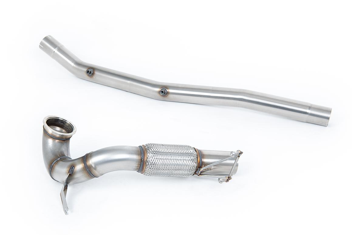 Milltek Volkswagen T-Roc Downpipe z obejściem filtra OPF/GPF R 2.0TSI 300ps (MQB EVO Models with OPF/GPF) 2022 - 2024 SSXVW707