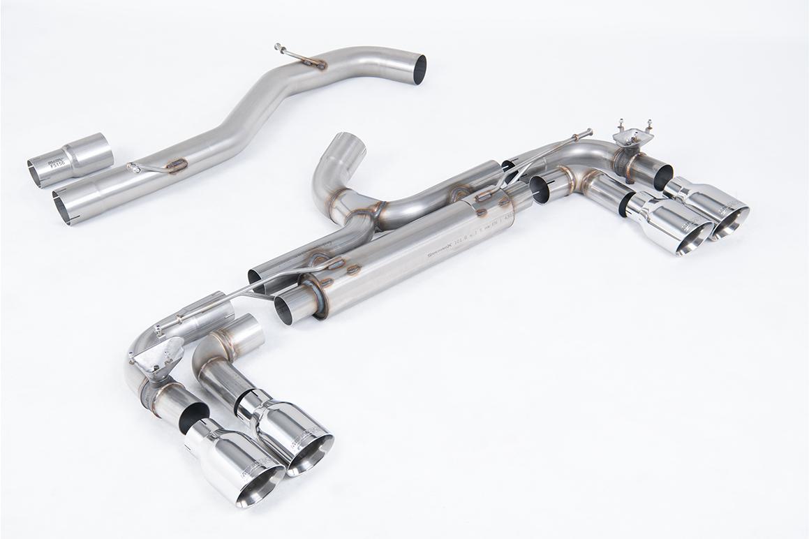 Milltek Volkswagen Golf Układ wydechowy typu cat-back MK7 R 2.0 TSI 300PS (80mm Race System Options) 2014 - 2016 SSXVW713