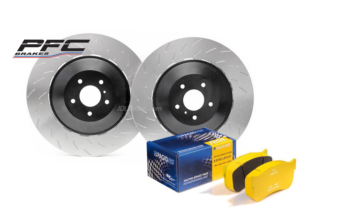 Zestaw Specjalny - Tarcze Performance Friction 380mm + klocki hamulcowe Pagid Racing RSL29 - BMW M2 / M3 / M4 Seria F (tył) 380.646.63/64+S1287
