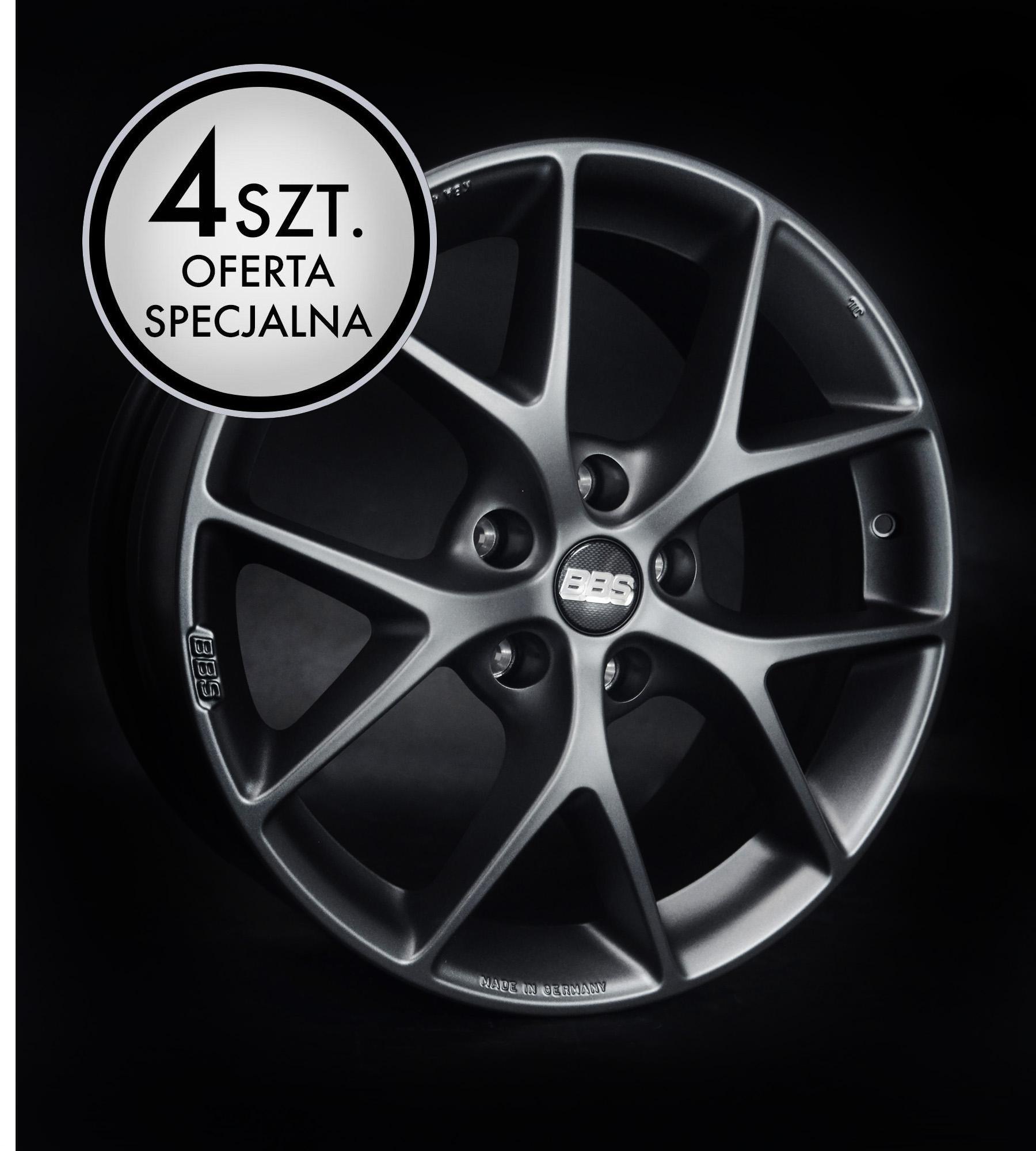 Oferta specjalna - Zestaw felg BBS SR 8,5x19 ET35 5x114,3 - SR039 - Satin Himalaya