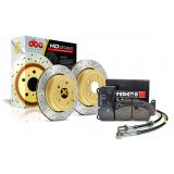 Zestaw Specjalny - Tarcze DBA 4000 XS + klocki hamulcowe FERODO DS2500 - Ford Mustang V6 2004+ (przód) DBA 42113XS+FRP3129H