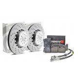 Zestaw Specjalny - Tarcze BMW OEM + Klocki hamulcowe Ferodo DS2500 - BMW M2 Competition F87 (tył) 34118072019/20+FCP1281H