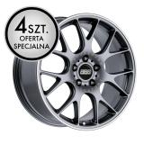 Oferta specjalna - Zestaw felg BBS CH-R 8,5x19 ET43/48 5x112 - CH127 - Titan Satin