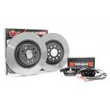 Zestaw Specjalny - Tarcze DBA 4000 T3 + klocki hamulcowe FERODO DS2500 - VW Polo 6C GTI DBA 4838S+FCP1641H