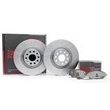 Zestaw Specjalny - Brembo Sport TY3 + klocki hamulcowe Brembo Sport HP2 - Audi S3 8V / VW GOLF 7 R/GTI / LEON CUPRA 5E / OCTAVIA RS 5E / SUPERB 2.0 (przód) 59E11457+07B31481