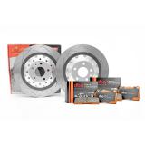 Zestaw Specjalny - Tarcze DBA 5000 T3 + klocki hamulcowe DBA Xtreme Performance - Audi RS3 8V Sedan (przód) DBA 53004SLVS+DB15005XP