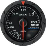 Zegar Defi Advance CR / Ø52 mm / Turbo / Czarna tarcza DF07802