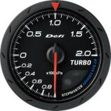 Zegar Defi Advance CR / Ø60 mm / Turbo / Czarna tarcza DF08602