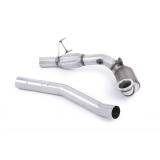 Milltek Audi S1 2014 - 2016 Element układu wydechowego Front Pipe o zwiększonej średnicy ze sportowym katalizatorem (2.0 TFSI quattro) SSXAU495