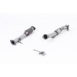 Milltek Ford Focus 2005-2010 Downpipe o zwiększonej średnicy ze sportowym katalizatorem Hi-Flow (Mk2 ST 225) SSXFD168