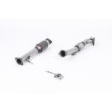 Milltek Ford Focus 2005-2010 Downpipe o zwiększonej średnicy ze sportowym katalizatorem Hi-Flow (Mk2 ST 225) SSXFD164