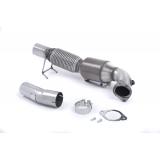 Milltek Ford Focus 2016-2018 Downpipe o zwiększonej średnicy ze sportowym katalizatorem Hi-Flow (Mk3 RS 2.3-litre EcoBoost 4wd 5-drzwiowy Hatchback) SSXFD192
