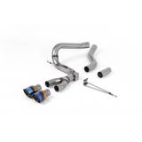 Milltek Ford Focus 2012-2018 Układ wydechowy Cat-back (Mk3 ST 2.0-litre TDCi 5-drzwiowy Kombi / Sedan / Limosine (Diesel)) SSXFD205