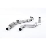 Milltek Ford Mustang 2015-2018 Downpipe o zwiększonej średnicy z de-katalizatorem (2.3 EcoBoost (Fastback)) SSXFD171