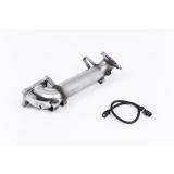 Milltek Honda Civic 2015-2017 Downpipe o zwiększonej średnicy z de-katalizatorem (Type R FK2 Turbocharged 2.0 litre i-VTEC) SSXHO231