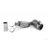 Milltek New Mini Mk3 2014-2018 Downpipe o zwiększonej średnicy ze sportowym katalizatorem Hi-Flow ((F56) Cooper 1.5T) SSXM421