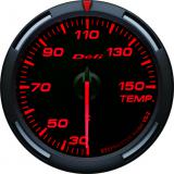 Zegar Defi Racer Gauge 60mm / Temperatura – czerwone podświetlenie