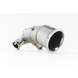 Milltek Audi S4 Downpipe sportowy HJS (z certyfikatem ECE) 3.0 Turbo V6 B9 - Saloon/Sedan & Avant (Sport Diff Models Only & Without Brace Bars) SSXAU725