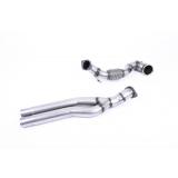 Milltek Audi TT Mk3 Downpipe o powiększonej średnicy z de-katalizatorem TTRS 2.5TFSI Quattro (Non-OPF/GPF Models) SSXAU727