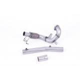 Milltek Volkswagen Polo Downpipe o powiększonej średnicy z de-katalizatorem GTI 2.0 TSI (AW 5 Door) - GPF/OPF Models Only SSXVW561