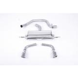 Milltek Audi TT Mk2 2006 - 2011 Układ wydechowy typu cat-back (2.0 TFSi 2WD) SSXAU143