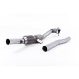 Milltek Audi TT Mk2 2011 - 2014 Element układu wydechowego Front Pipe o zwiększonej średnicy ze sportowym katalizatorem (2.0 TFSi 2WD) SSXAU348