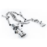 Milltek Audi S8 Układ wydechowy od filtra OPF/GPF D5 4.0 TFSI V8 Saloon / Sedan (OPF/GPF UK/Euro Models) 2020 - 2024 SSXAU943