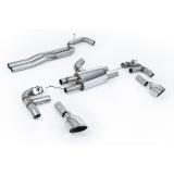 Milltek Audi RS3 Układ wydechowy typu cat-back Saloon / Sedan 400PS (8V MQB) - OPF/GPF Models 2019 – 2022 SSXAU983