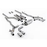 Milltek BMW 5 Series Układ wydechowy typu cat-back z obejściem filtra OPF/GPF M5 & M5 Competition 4.4l Twin Turbo F90 (OPF/GPF Equipped Cars) 2020 - 2021 SSXBM1180