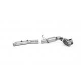 Milltek Volkswagen Golf Downpipe ze sportowym katalizatorem 200CSPI – 3,7”/3.15” Mk8 GTi Clubsport (300ps OPF/GPF Equipped Models Only) 2021 - 2024 SSXVW642