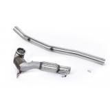 Milltek Volkswagen Golf Downpipe ze sportowym katalizatorem 200CSPI – 3,15” Mk8 R 2.0 TSI 320PS (Non-GPF / North American Models Only ) 2022 - 2024 SSXVW672