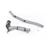 Milltek Volkswagen Golf Downpipe ze sportowym katalizatorem 200CSPI – 3,15” Mk8 R 2.0 TSI 320PS (Non-GPF / North American Models Only ) 2022 - 2024 SSXVW673