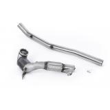Milltek Volkswagen Golf Downpipe ze sportowym katalizatorem 200CSPI – 3,7”/3.15” Mk8 R 2.0 TSI 320PS (Non-GPF / North American Models Only ) 2022 - 2024 SSXVW674