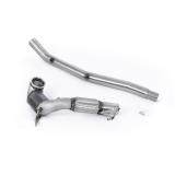 Milltek Volkswagen Golf Downpipe ze sportowym katalizatorem 200CSPI – 3,7”/3.15” Mk8 R 2.0 TSI 320PS (Non-GPF / North American Models Only ) 2022 - 2024 SSXVW675