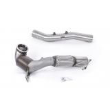 Milltek Volkswagen Golf Downpipe ze sportowym katalizatorem 200CSPI – 3,15” Mk8 GTi (245ps Non-GPF / North American Models Only) 2021 - 2024 SSXVW683