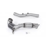 Milltek Volkswagen Golf Downpipe ze sportowym katalizatorem 200CSPI – 3,7”/3.15” Mk8 GTi (245ps Non-GPF / North American Models Only) 2021 - 2024 SSXVW685