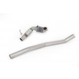 Milltek Volkswagen Golf Downpipe ze sportowym katalizatorem 200CSPI Mk7.5 R 2.0 TSI 310PS (Non-GPF Equipped Models Only) - 80mm Race Systems 2017 - 2021 SSXVW711