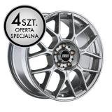 Oferta specjalna - Zestaw felg BBS XR 8,0x18 ET44 5x112 - XR0106 - Platinum Silver