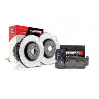 Zestaw Specjalny - Tarcze DBA 4000 T3 + klocki hamulcowe FERODO DS2500 - Mitsubishi Pajero IV DBA 42219S+FCP1021H