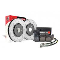 Zestaw Specjalny - Tarcze DBA 5000 T3 + klocki hamulcowe FERODO DS2500 - Toyota GT86 / Subaru BRZ (przód) DBA 5010BLKS+FCP1639H