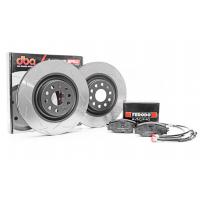 Zestaw Specjalny - Tarcze DBA 4000 T3 + klocki hamulcowe FERODO DS2500 - Skoda Octavia RS 5E TDI / VW Golf 7 GTI / Passat B8 2.0 TDI/TSI (przód)  DBA 42806S+FCP4433H