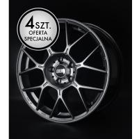 Oferta specjalna - Zestaw felg BBS XR 8,0x18 ET44 5x112 - XR0106 - Platinum Silver