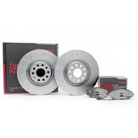 Zestaw Specjalny - Brembo Sport TY3 + klocki hamulcowe Brembo Sport HP2 - Skoda Octavia RS 5E TDI / VW Golf 7 GTI / Passat B8 2.0 TDI/TSI (przód) 59E11437-07B31493