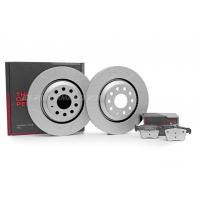 Zestaw Specjalny - Brembo Sport TY3 + klocki hamulcowe Brembo Sport HP2 - VW Golf VII / Passat B8 / Audi A3 / Q3 / Skoda Sueprb / Kodiaq (tył) 59E11452-07B31542